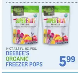 Kings Food Markets DEEBEE'S ORGANIC FREEZER POPS offer
