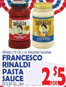 Bravo Supermarkets FRANCESCO RINALDI PASTA SAUCE offer