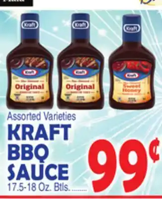 Bravo Supermarkets KRAFT BBQ SAUCE offer
