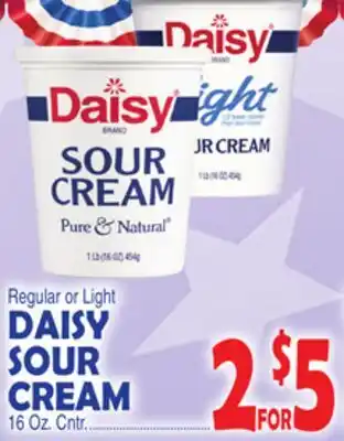 Bravo Supermarkets DAISY SOUR CREAM offer