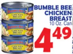 Bravo Supermarkets BUMBLE BEE CHICKEN BREAST offer