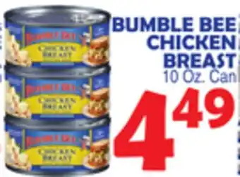 Bravo Supermarkets BUMBLE BEE CHICKEN BREAST offer