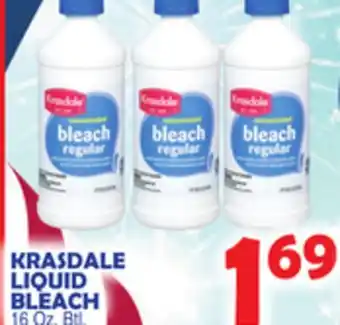 Bravo Supermarkets KRASDALE LIQUID BLEACH offer
