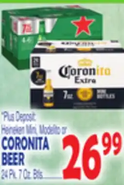 Bravo Supermarkets CORONITA BEER offer