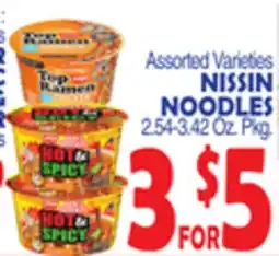 Bravo Supermarkets NISSIN NOODLES offer