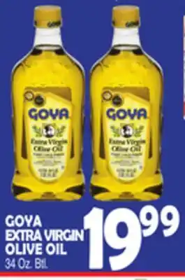Bravo Supermarkets GOYA EXTRA VIRGIN OLIVE OIL offer
