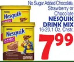 Bravo Supermarkets NESQUIK DRINK MIX offer