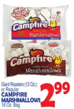 Bravo Supermarkets Giant Roasters (12 Oz.) or Regular CAMPFIRE MARSHMALLOWS (16 Oz. Bag) offer