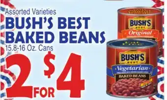 Bravo Supermarkets BUSH'S BEST BAKED BEANS offer