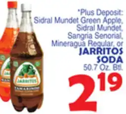 Bravo Supermarkets JARRITOS SODA offer