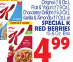 Bravo Supermarkets SPECIAL K RED BERRIES offer