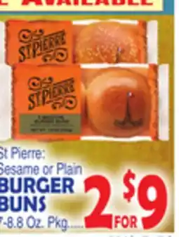 Bravo Supermarkets BURGER BUNS offer