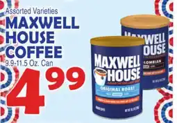 Bravo Supermarkets MAXWELL HOUSE COFFEE offer