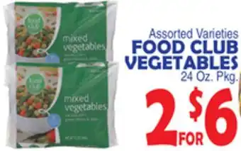 Bravo Supermarkets FOOD CLUB VEGETABLES offer