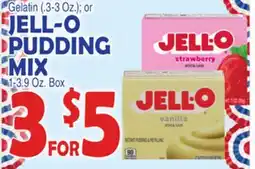 Bravo Supermarkets JELL-O PUDDING MIX offer