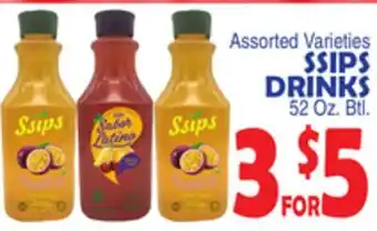 Bravo Supermarkets SSIPS DRINKS offer
