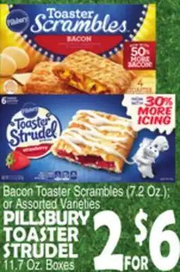 Bravo Supermarkets PILLSBURY TOASTER STRUDEL offer