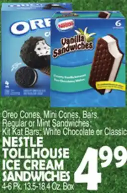 Bravo Supermarkets NESTLE TOLLHOUSE ICE CREAM SANDWICHES offer