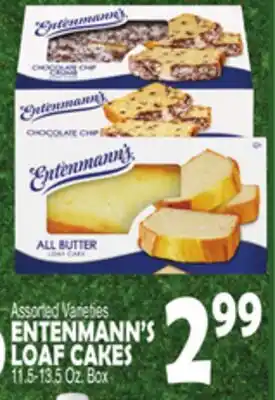 Bravo Supermarkets ENTENMANN'S LOAF CAKES offer
