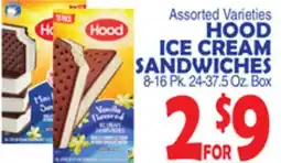 Bravo Supermarkets HOOD ICE CREAM SANDWICHES offer