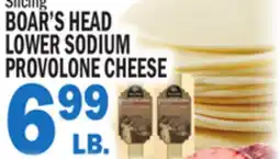 Bravo Supermarkets BOAR'S HEAD LOWER SODIUM PROVOLONE CHEESE offer