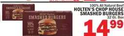 Bravo Supermarkets HOLTEN'S CHOP HOUSE SMASHED BURGERS offer
