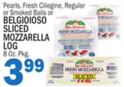 Bravo Supermarkets BELGIOIOSO SLICED MOZZARELLA LOG offer