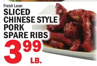 Bravo Supermarkets SLICED CHINESE STYLE PORK SPARE RIBS offer