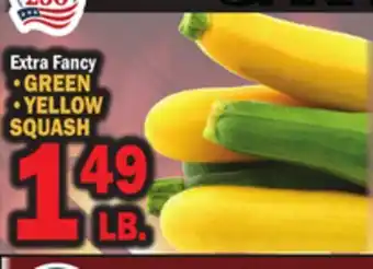 Bravo Supermarkets Extra Fancy GREEN YELLOW SQUASH offer