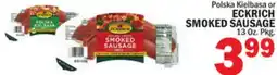 Bravo Supermarkets Polska Kielbasa or ECKRICH SMOKED SAUSAGE offer