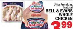 Bravo Supermarkets BELL & EVANS WHOLE CHICKEN offer