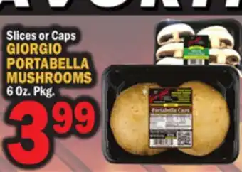 Bravo Supermarkets GIORGIO PORTABELLA MUSHROOMS offer