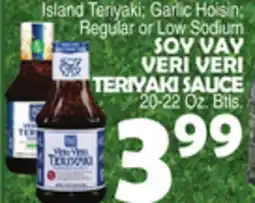 Bravo Supermarkets SOY VAY VERI VERI TERIYAKI SAUCE offer