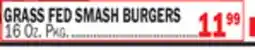 Bravo Supermarkets GRASS FED SMASH BURGERS offer