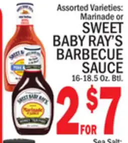C Town SWEET BABY RAY'S BARBECUE SAUCE offer