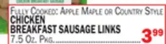 C Town CHICKEN BREAKFAST SAUSAGE LINKS offer