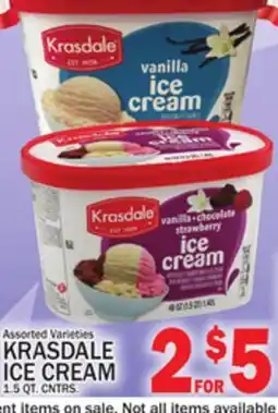 C Town KRASDALE ICE CREAM offer
