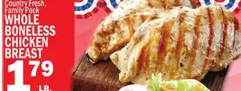 C Town WHOLE BONELESS CHICKEN BREAST offer