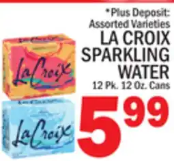 C Town LA CROIX SPARKLING WATER offer