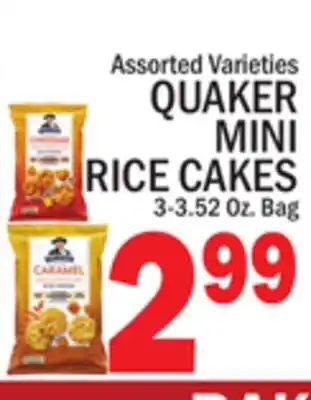 C Town QUAKER MINI RICE CAKES offer