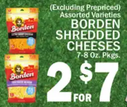 C Town BORDEN SHREDDED CHEESES offer