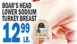 C Town BOAR'S HEAD LOWER SODIUM TURKEY BREAST offer
