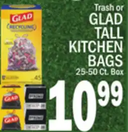 C Town GLAD TALL KITCHEN BAGS offer