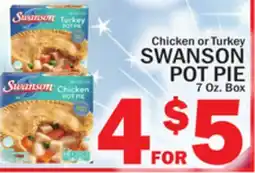 C Town SWANSON POT PIE offer