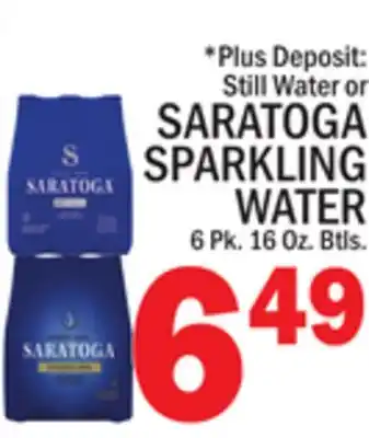 C Town Saratoga Sparkling Water offer