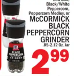 C Town McCORMICK BLACK PEPPERCORN offer