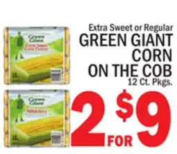 C Town GREEN GIANT CORN ON THE COB offer
