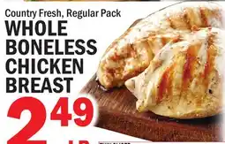 C Town WHOLE BONELESS CHICKEN BREAST offer