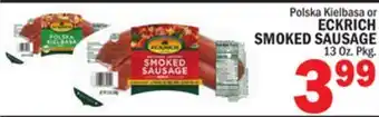 C Town Eckrich Smoked Sausage offer