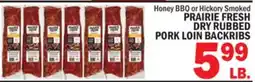 C Town PRAIRIE FRESH DRY RUBBED PORK LOIN BACKRIBS offer